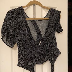 Open back wrap top from Abercrombie